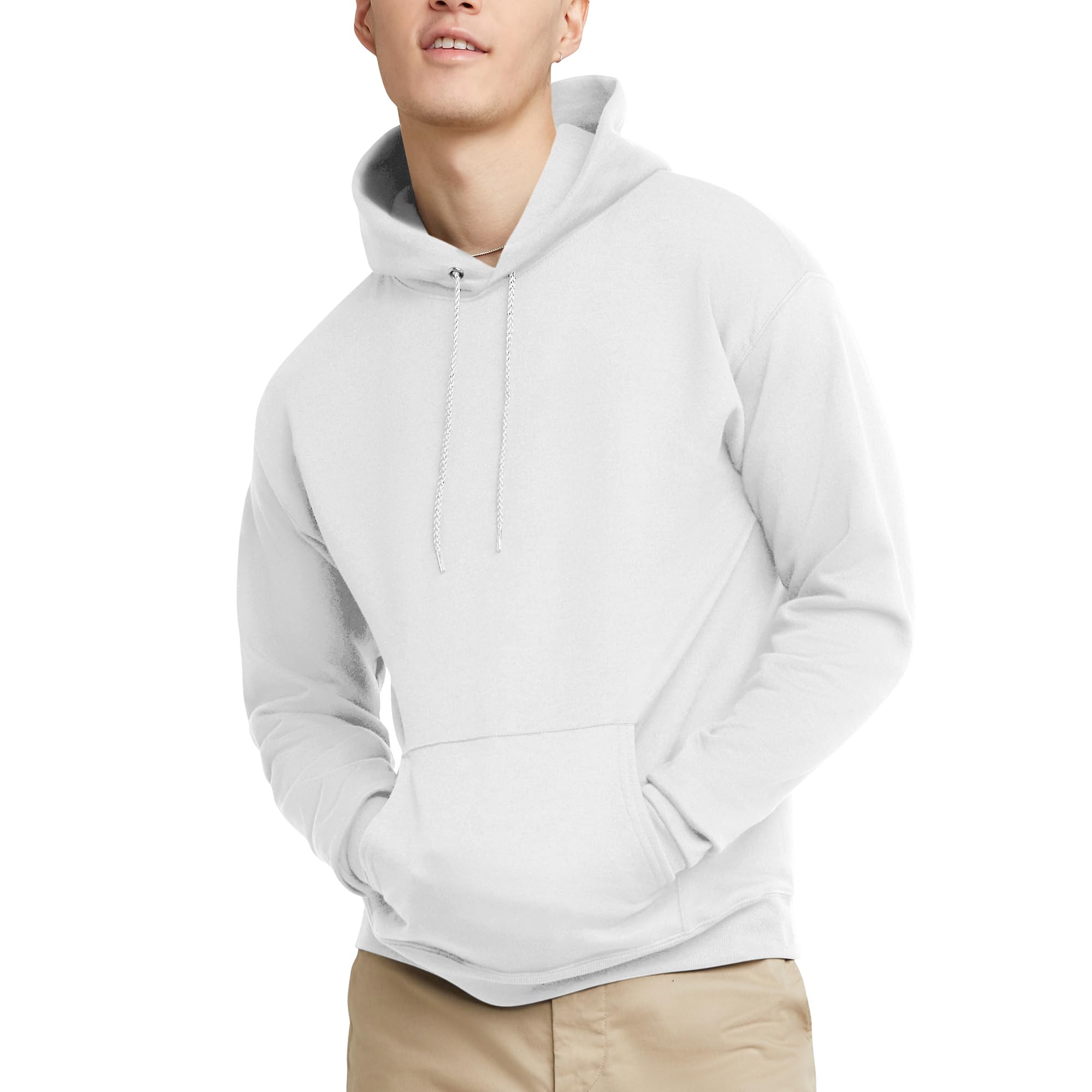 Hanes EcoSmart Hoodie, Midweight Fleece, Pullover Hooded Sweatshirt for Men